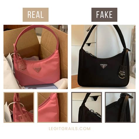 fake black prada handbags|how to authenticate Prada bags.